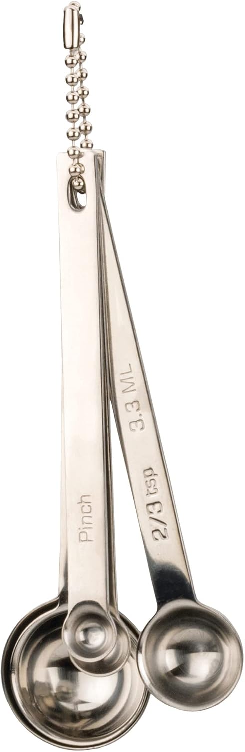 RSVP International Endurance Kitchen Collection Measuring Tools, Dishwasher Safe, Odd Sizes, 5 Piece, Stainless Steel