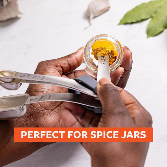 Full Circle Level Up Precision Stainless Steel Measuring Spoons