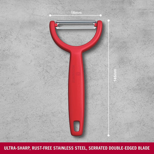 Victorinox Ypso Peeler for Fruit and Vegetables with Serrated Edge