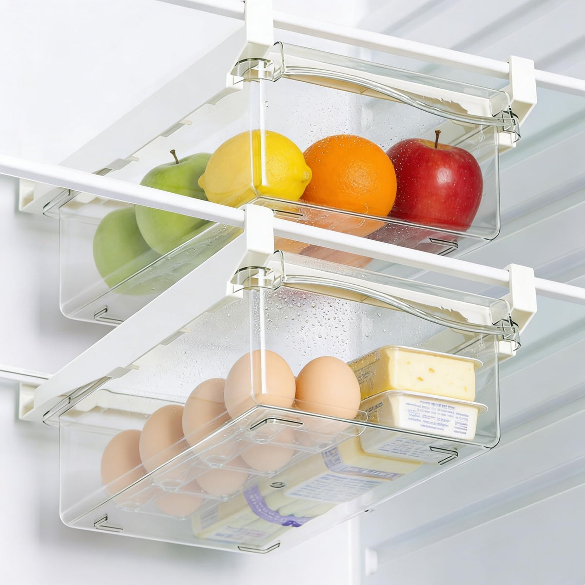 Stackable Fridge Storage Bins