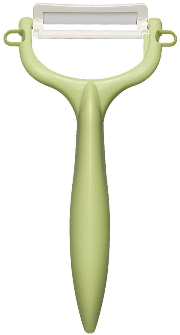 Kyocera CP-99 PK Ceramic Peeler, Rust Free, Easy to Clean, Pink, T-shaped Type, Light and Sharp to Use, Keeps Sharp, Does Not Accidentally Disinfect, Bleaching, Made in Japan