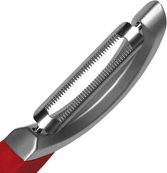 Microplane Professional Serrated Swivel Peeler for Tomato and Kiwi, for Right and Left Hand Use