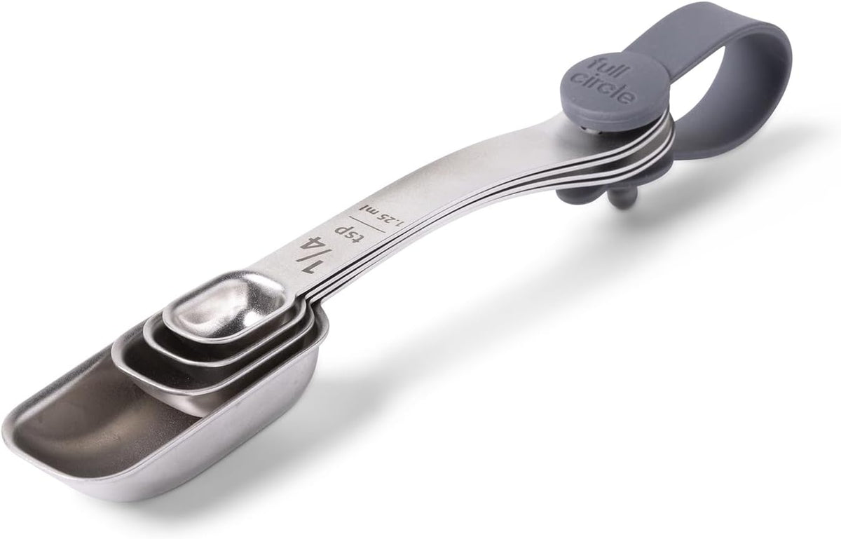 Full Circle Level Up Precision Stainless Steel Measuring Spoons