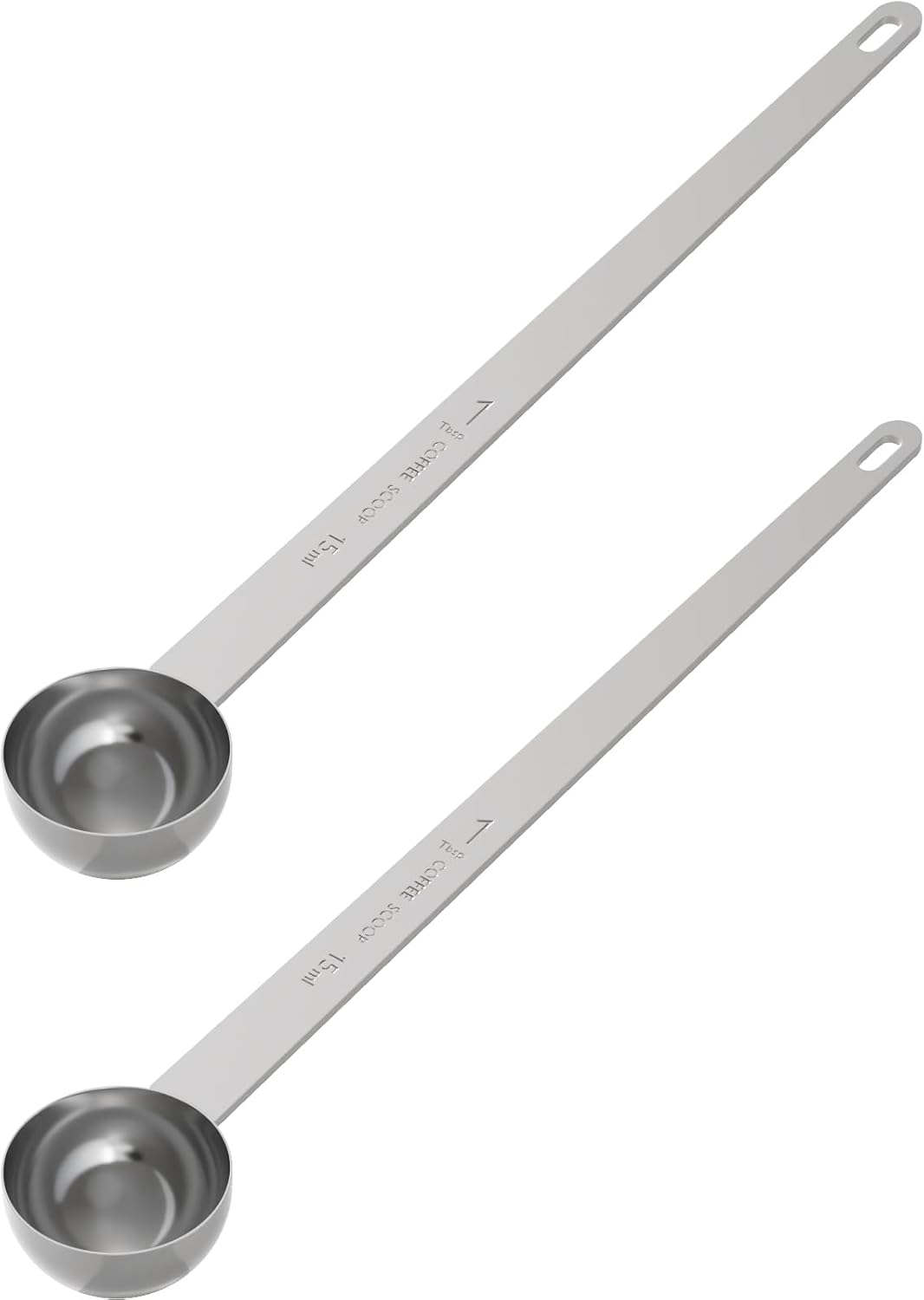 2PCS Extra Long Handle Coffee Scoop, 1Tbsp(15ml) Measuring Spoon