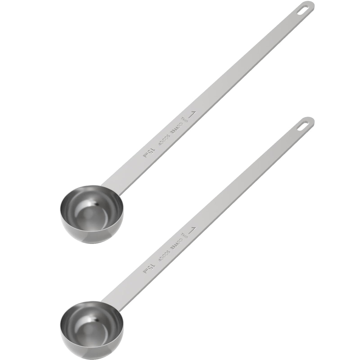 2PCS Extra Long Handle Coffee Scoop, 1Tbsp(15ml) Measuring Spoon