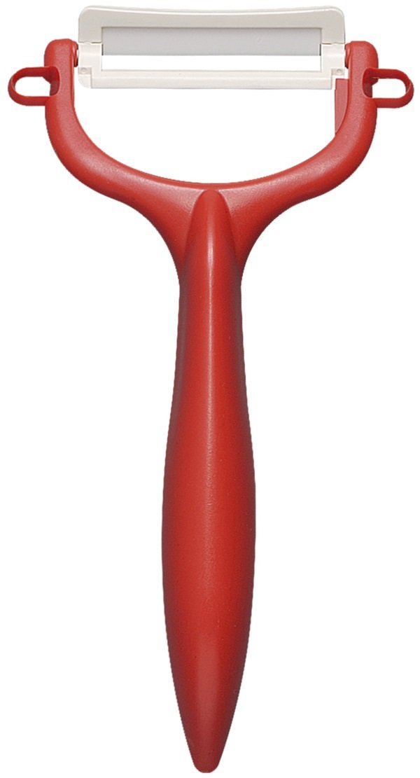 Kyocera CP-99 PK Ceramic Peeler, Rust Free, Easy to Clean, Pink, T-shaped Type, Light and Sharp to Use, Keeps Sharp, Does Not Accidentally Disinfect, Bleaching, Made in Japan