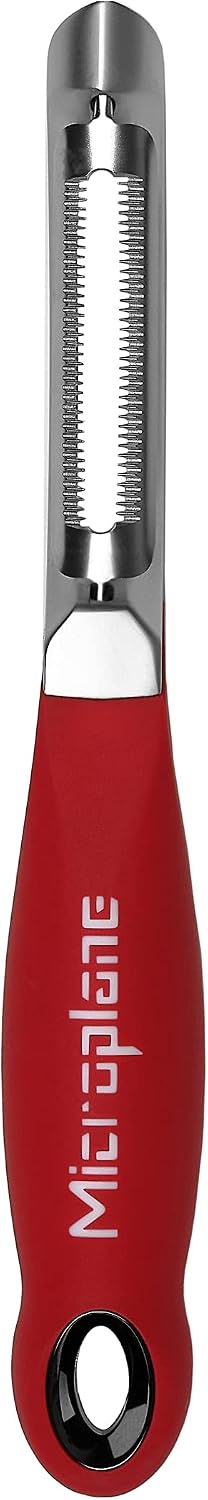 Microplane Professional Serrated Swivel Peeler for Tomato and Kiwi, for Right and Left Hand Use