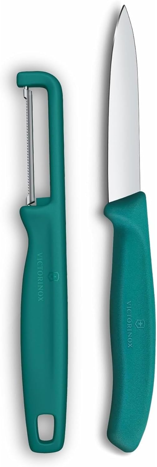 Victorinox Swiss Classic 2 Piece Paring Knife & I-Peeler Set - Green