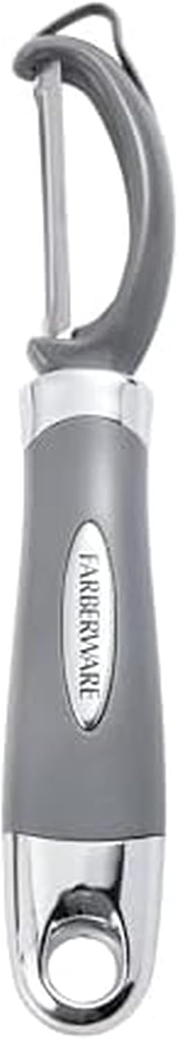 Farberware Euro Vegetable Peeler with Swivel Blade Jewel Grey