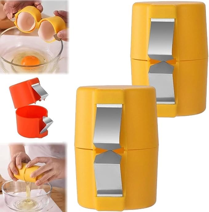 Egg Topper Cutter Tool Egg Cracker Tool Egg Shell Opener Hard Boiled Egg Peeler Egg Shell Opener for Hard Boiled Eggs Egg Cracker Tool For Eggs Kitchen Gadgets (3, pink yellow, orange)
