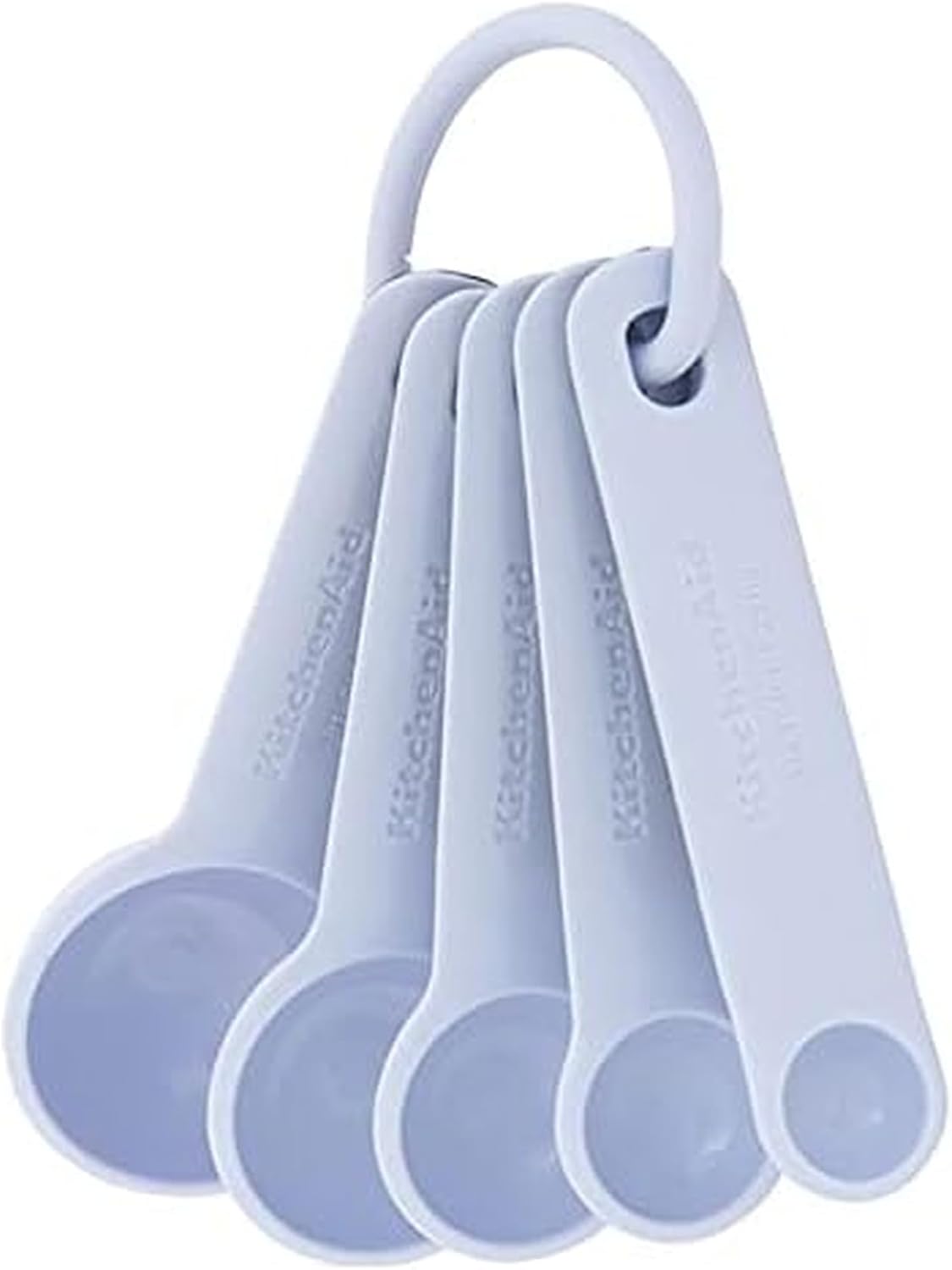 KitchenAid Plastic Measuring Spoons, Set Of 5, White