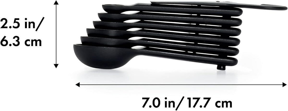 OXO Good Grips 7-Piece Plastic Measuring Spoons