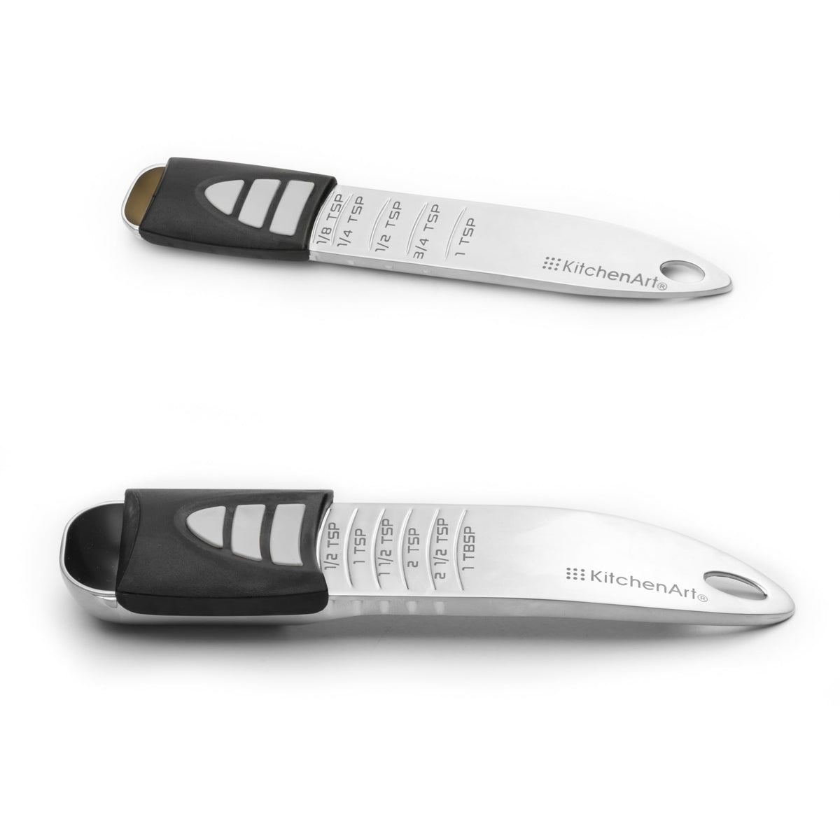 KitchenArt Stainless Steel Pro Sliding Adjust-A-Tablespoon and Teaspoon Set