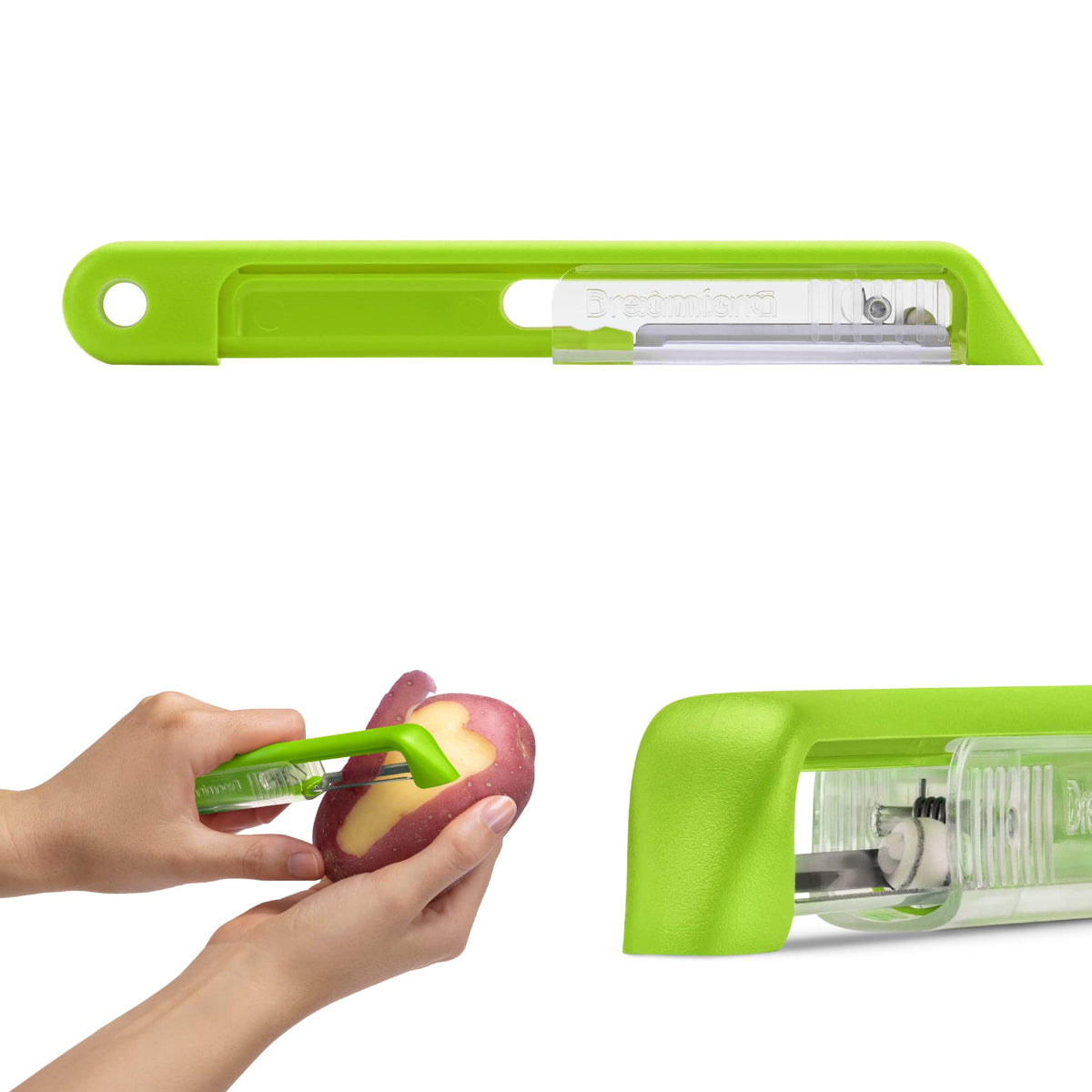 Dreamfarm Sharple Self-Sharpening Vegetable Peeler - Black
