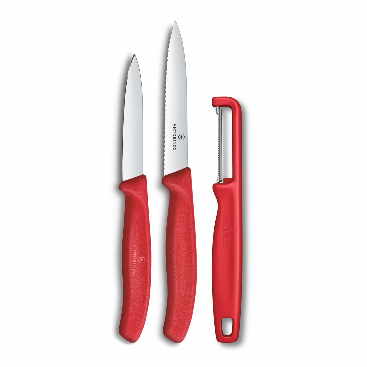 Victorinox Swiss Classic 2 PC Paring Knife and I-Peeler Set, Black