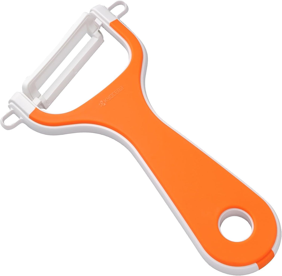 Kyocera CP-99 PK Ceramic Peeler, Rust Free, Easy to Clean, Pink, T-shaped Type, Light and Sharp to Use, Keeps Sharp, Does Not Accidentally Disinfect, Bleaching, Made in Japan
