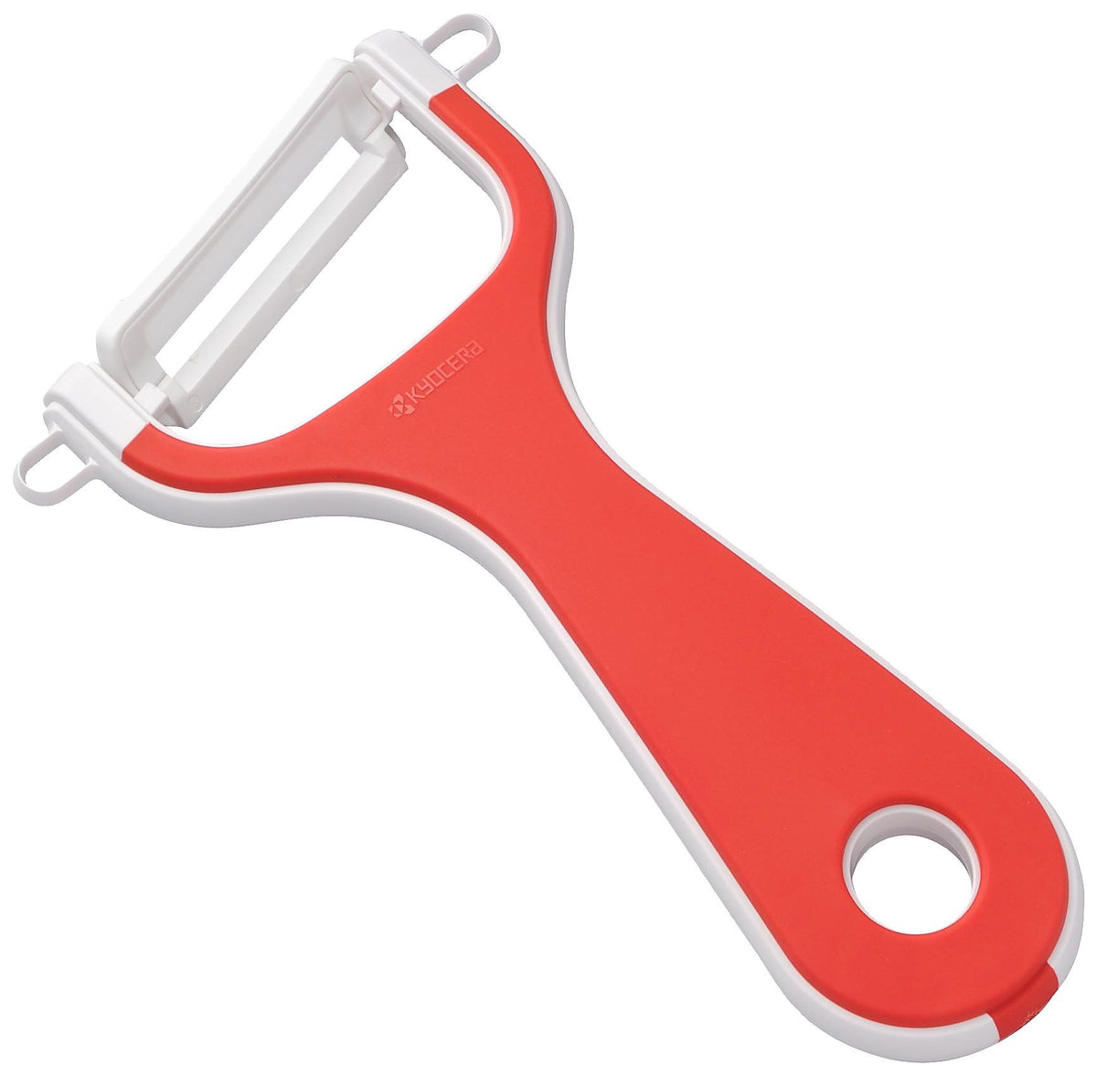 Kyocera CP-99 PK Ceramic Peeler, Rust Free, Easy to Clean, Pink, T-shaped Type, Light and Sharp to Use, Keeps Sharp, Does Not Accidentally Disinfect, Bleaching, Made in Japan
