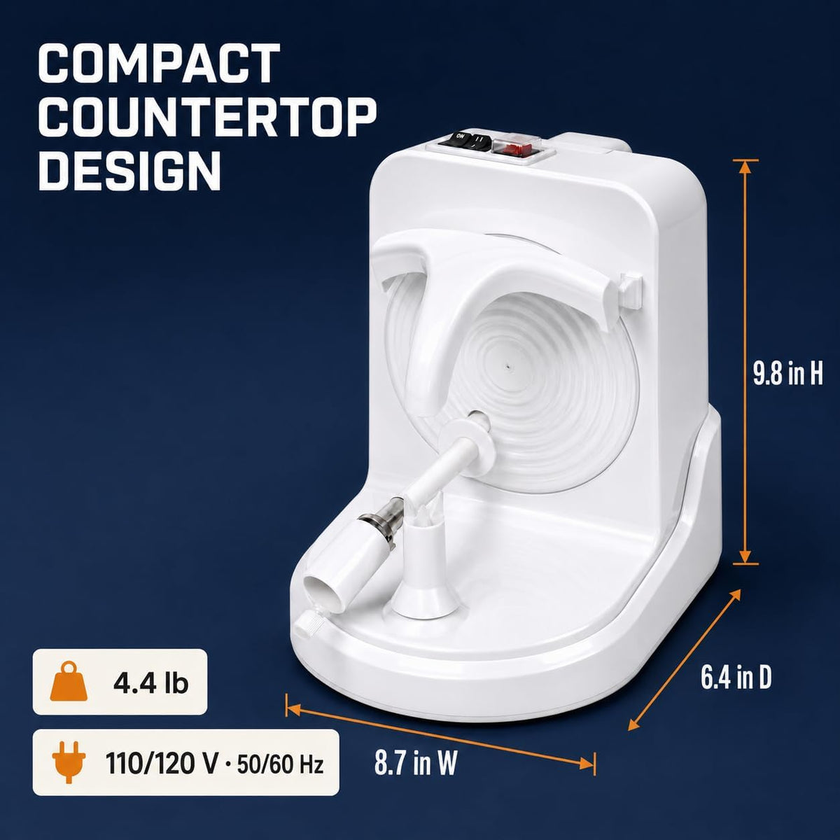 Electric Fruit & Vegetable Peeler, Automatic Countertop Machine