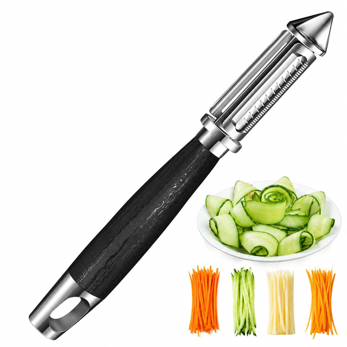 Vegetable Peeler Julienne Peeler,2-in-1 Stainless Steel Peelers for Kitchen