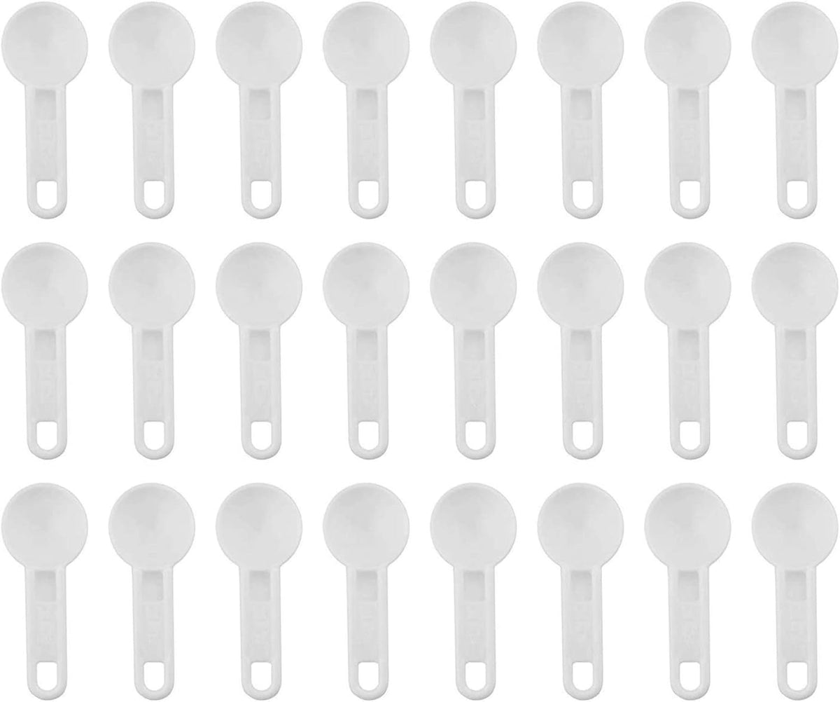 Cornucopia Brands Bulk Pack of Teaspoon Measuring Spoons (24-Pack); 5 ml / 5 cc Scoops Which Fit Inside a Spice Bottle