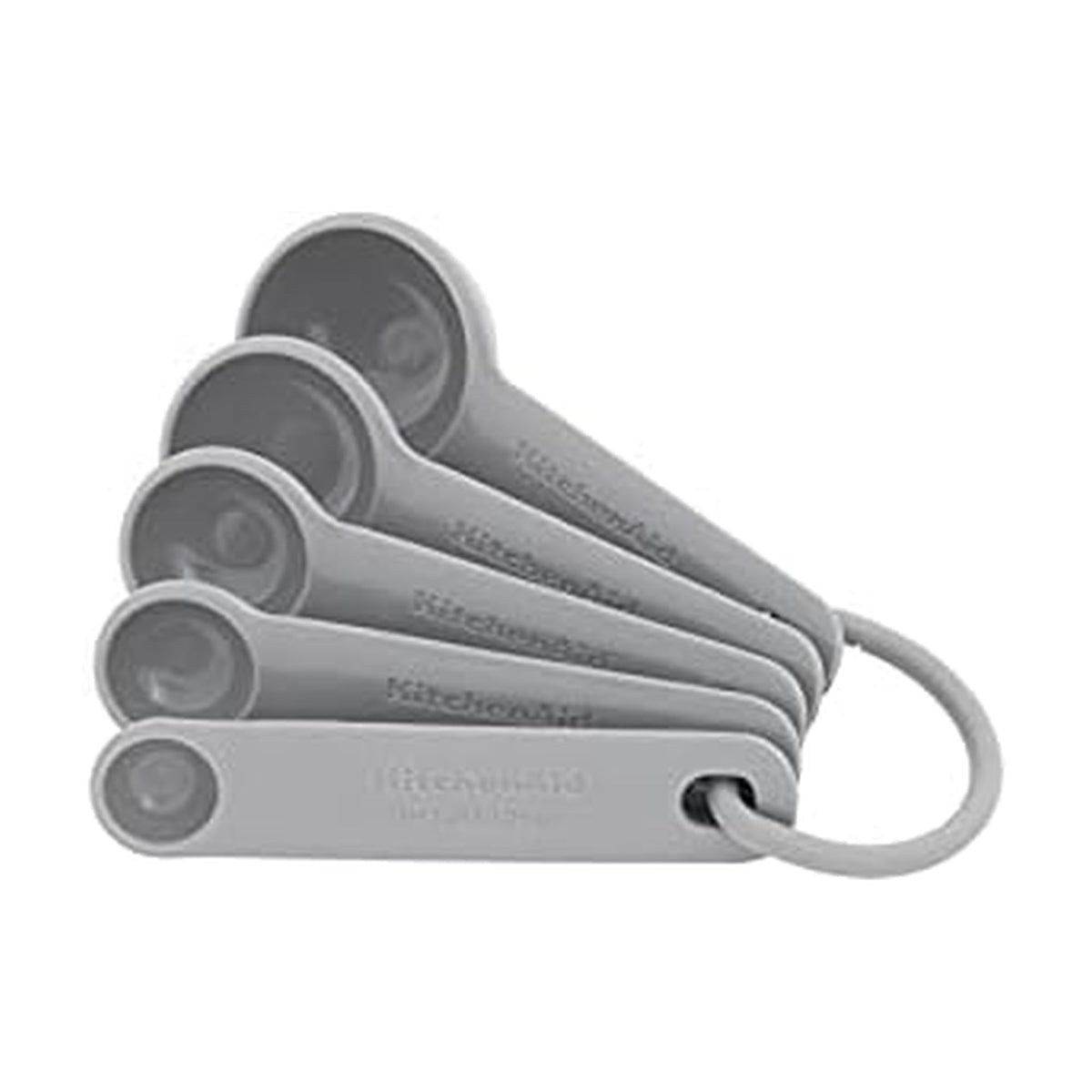 KitchenAid Plastic Measuring Spoons, Set Of 5, White