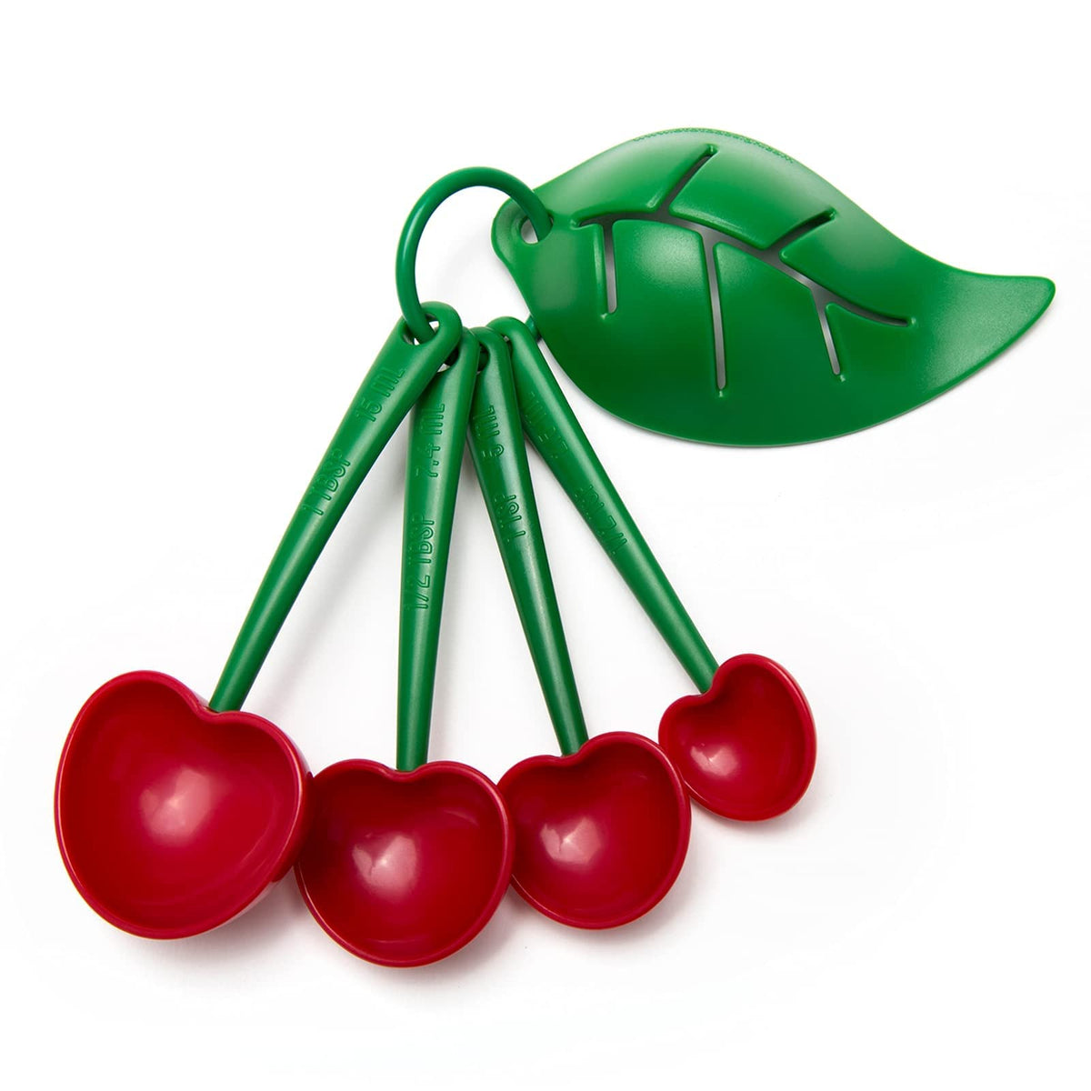 OTOTO Measuring Spoons Set - Teaspoons for Dry & Liquid Ingredients, BPA-free & Dishwasher Safe, Funny Gifts, Baking Accessories, Unique Kitchen Gadgets (Shelly)