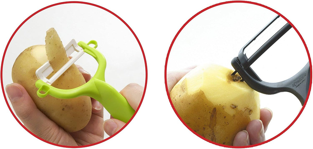 KYOCERA Fruit & Vegetable No-Rust, Ultra-Sharp Ceramic Y-Peeler