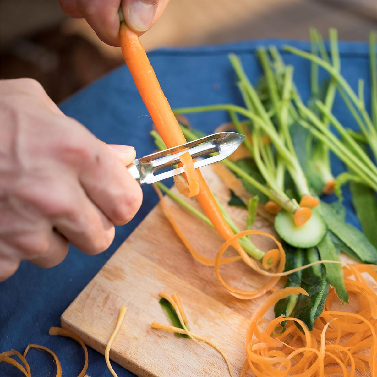 Opinel No.6 Folding Peeler - Outdoor Camp Kitchen and Picnic Folding Tool