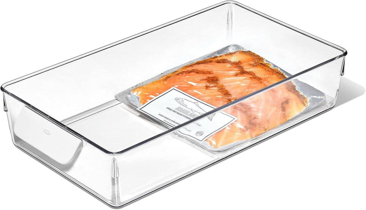 OXO Good Grips Fridge Organization Bin, 8 x 14-Inch
