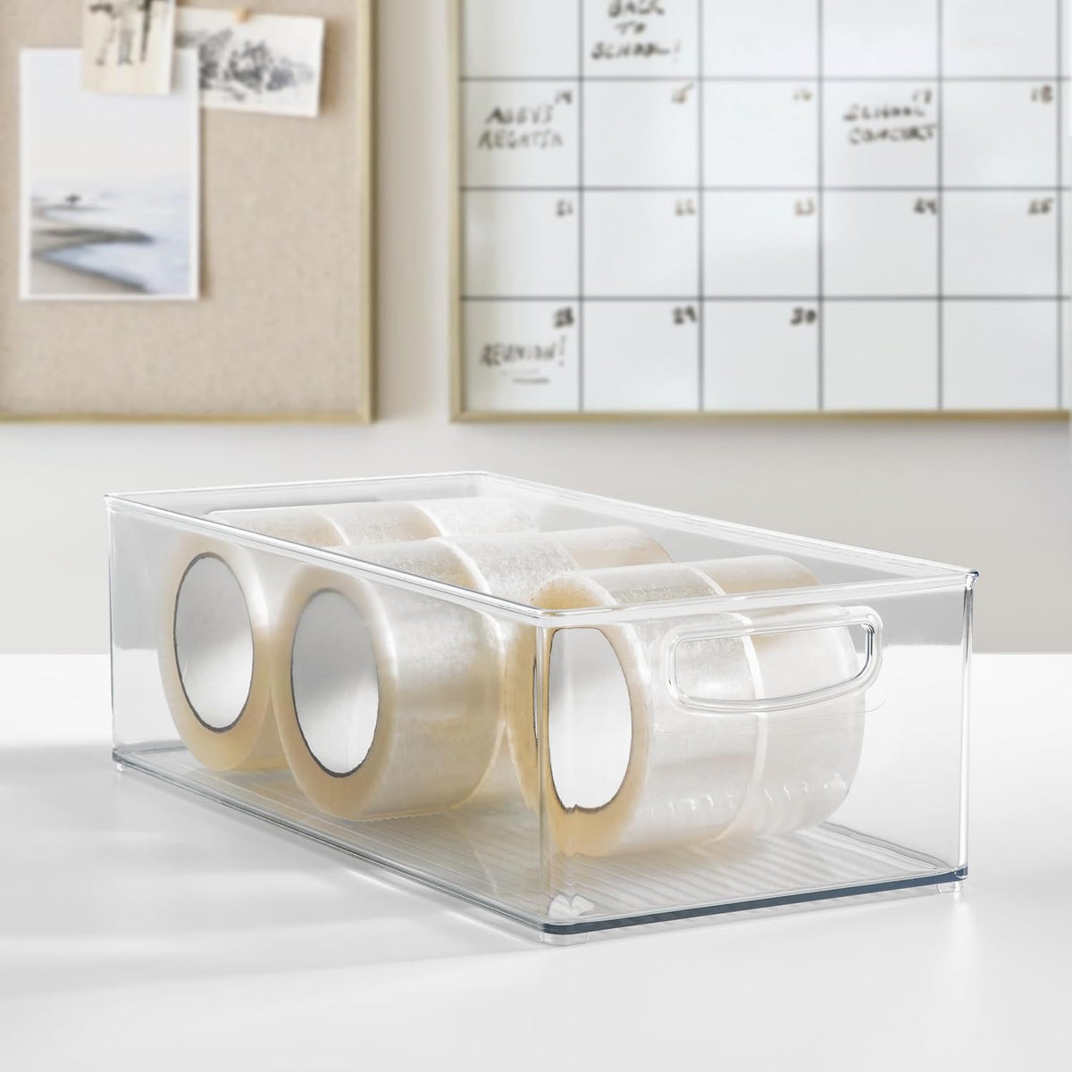 iDesign Stackable Storage Bin - Clear