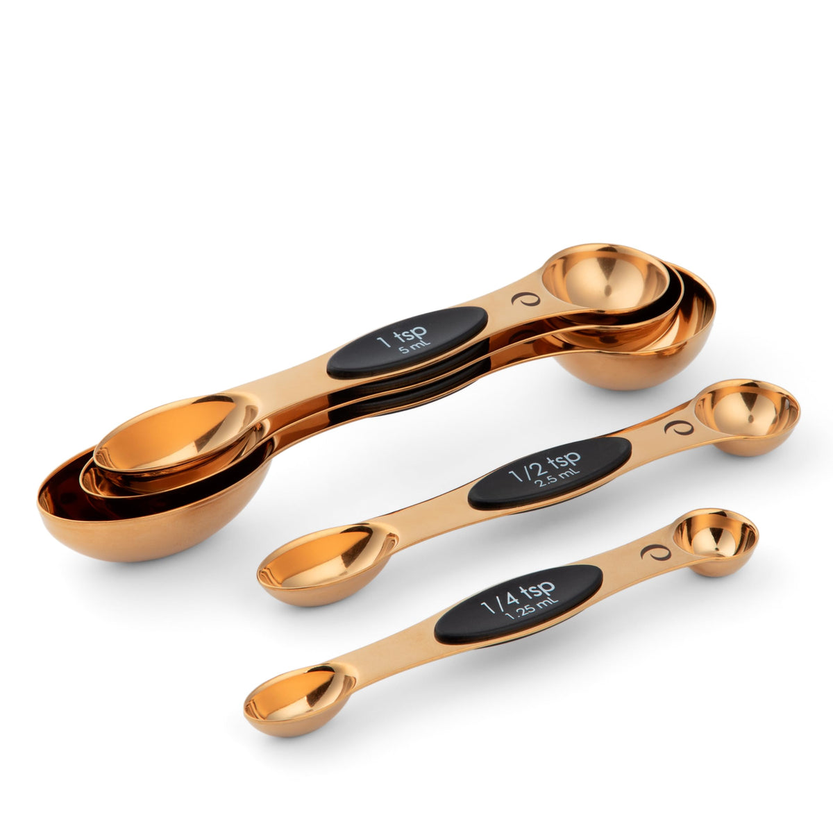 PrepWorks 5pc Measuring Spoons Set – Stainless Steel, Accurate Measurements for Cooking and Baking, Easy-to-Read, BPA-Free