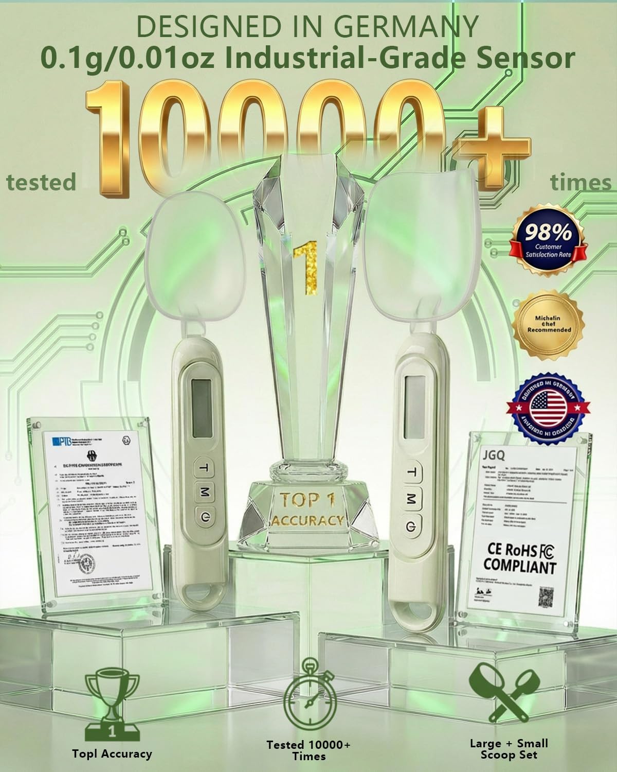 2026 Upgraded Digital Measuring Spoon 【High-Precision 0.01oz·Tested 10000+】