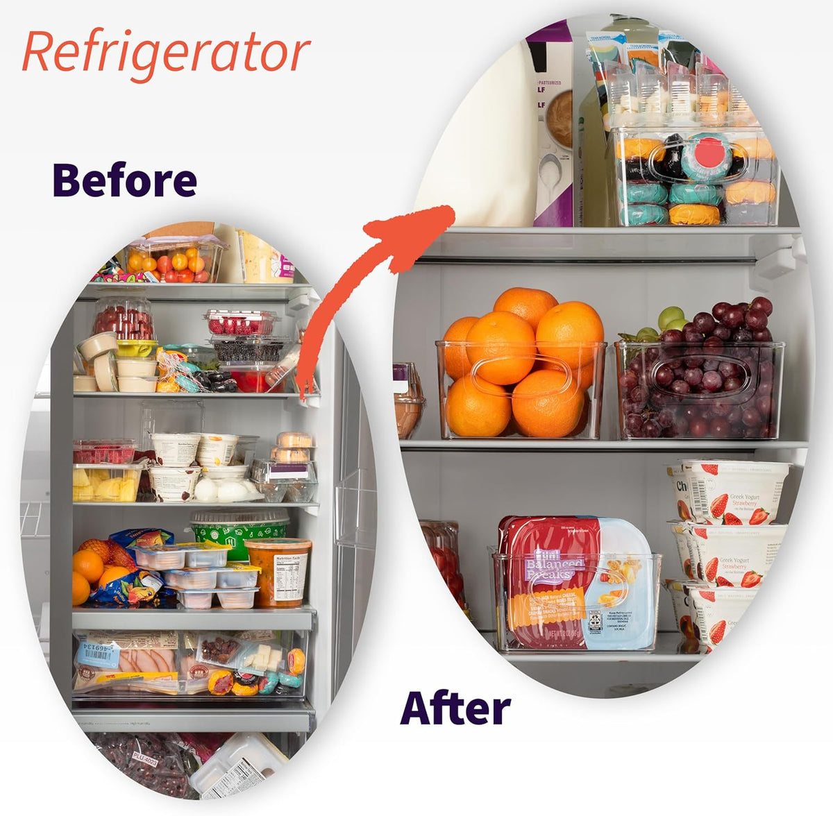 ClearSpace Pantry Organizers and Storage and Cabinet Organizer, 2 Pack