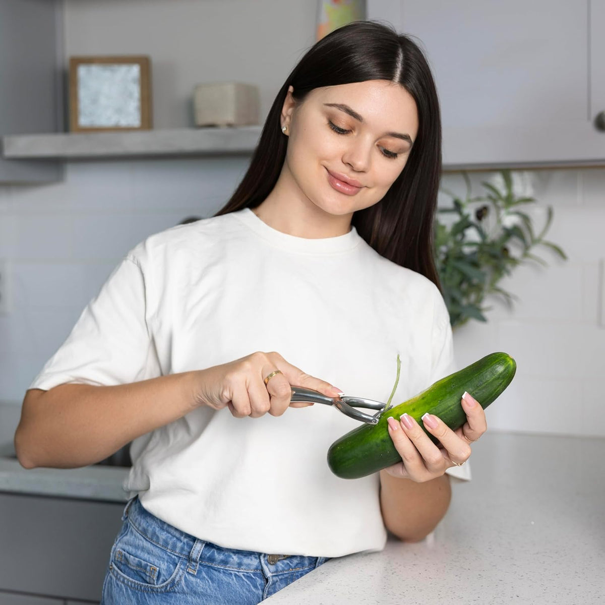 Fox Run Stainless Steel Y Shaped Vegetable Peeler With Ergonomic Handle