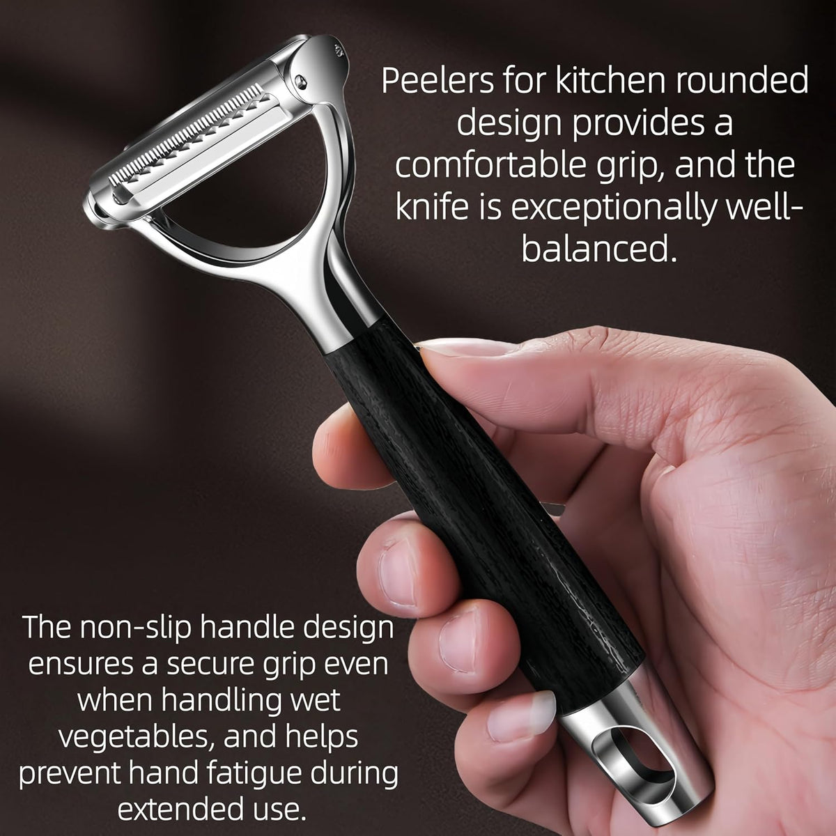 2-in-1 Julienne Peeler Vegetable Peeler for Kitchen