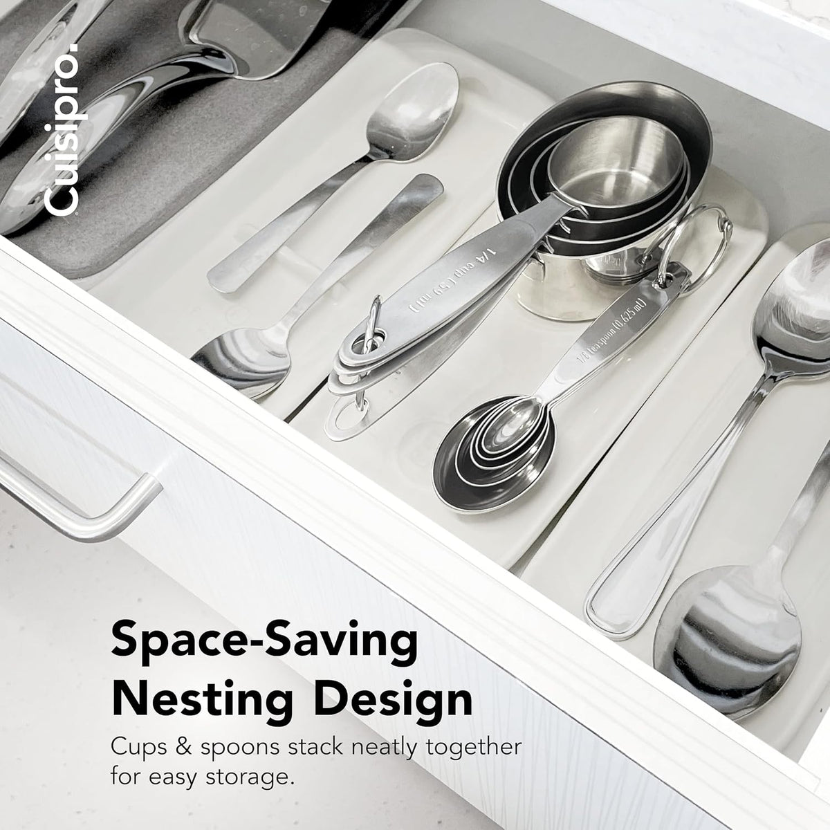 CUISIPRO Measuring Cup & Spoon Set SS