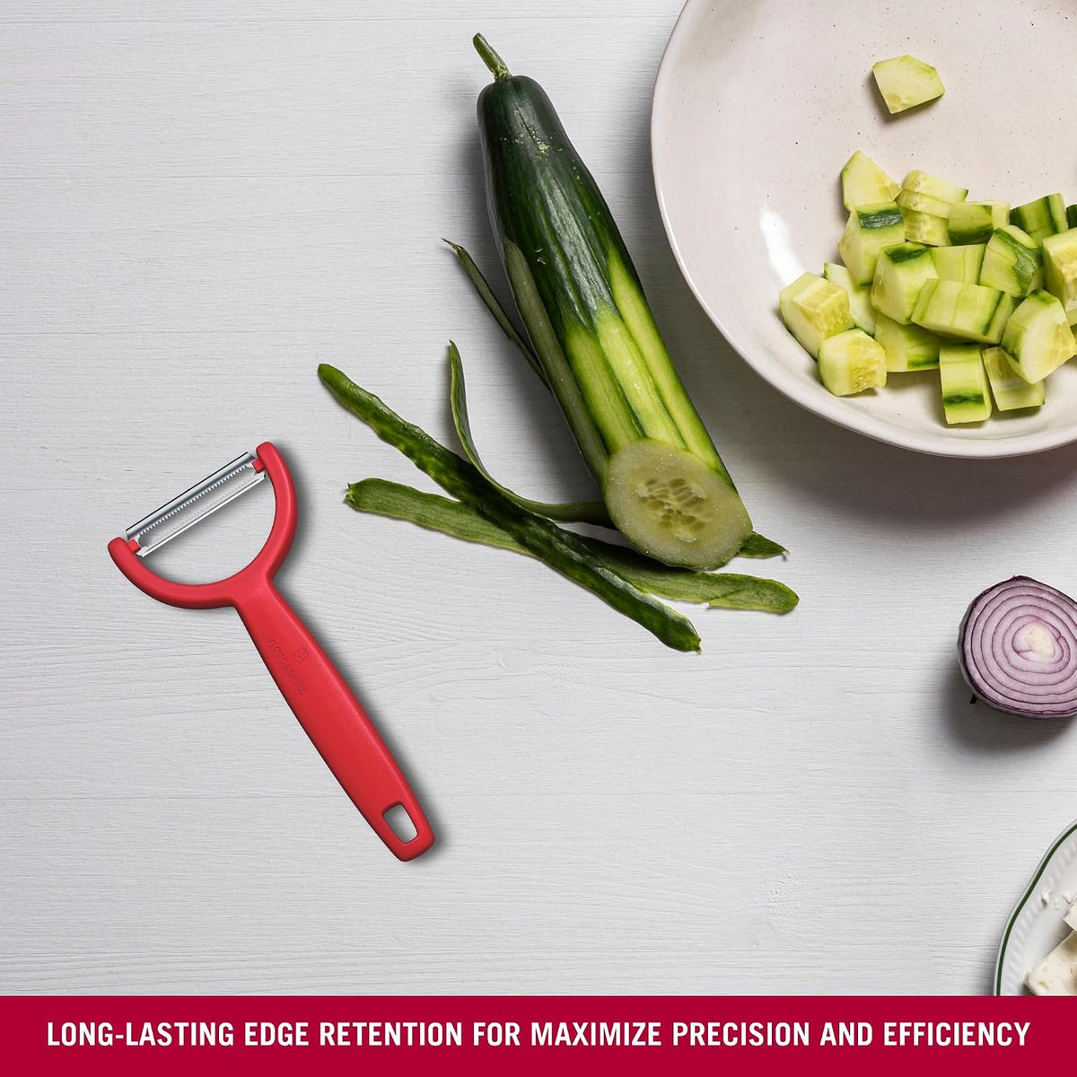 Victorinox Ypso Peeler for Fruit and Vegetables with Serrated Edge
